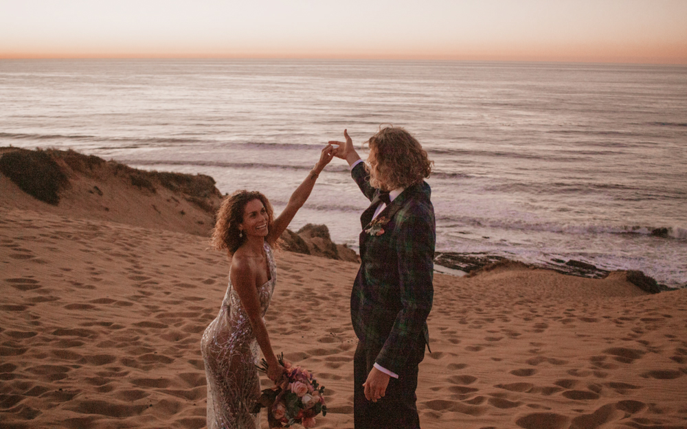 Rachel Christopherson San Luis Obispo Montana de Oro first dance photos 