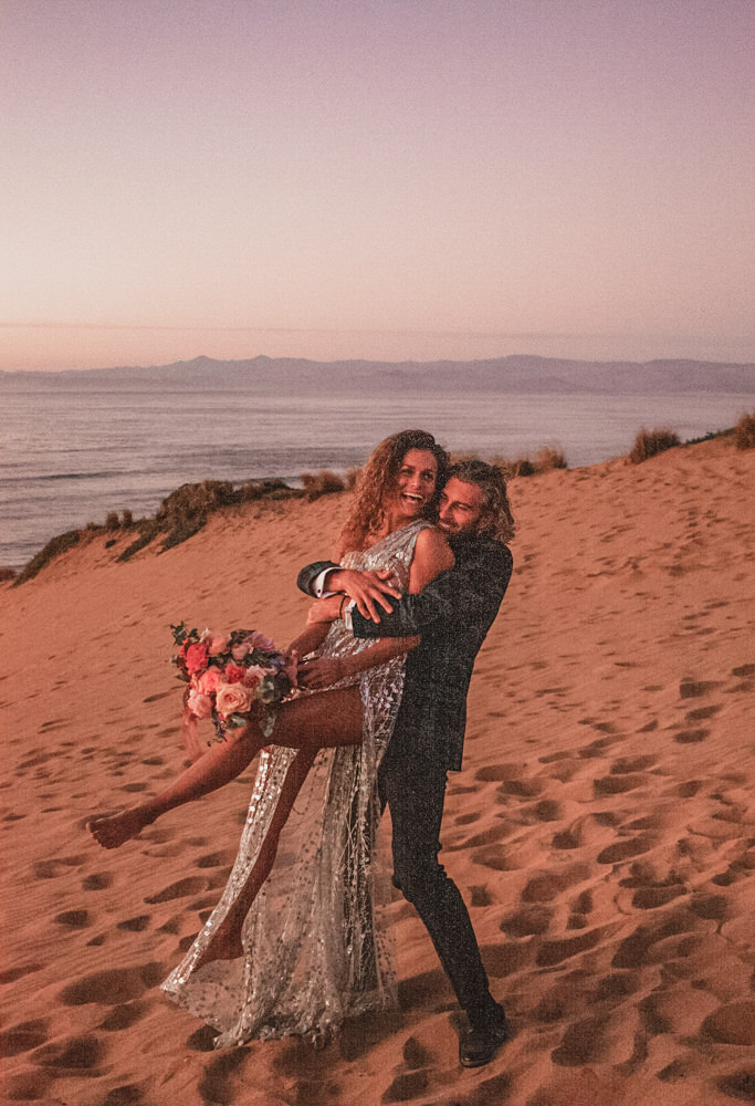 Rachel Christopherson San Luis Obispo Montana de Oro beautiful sunset for wedding and elopement 