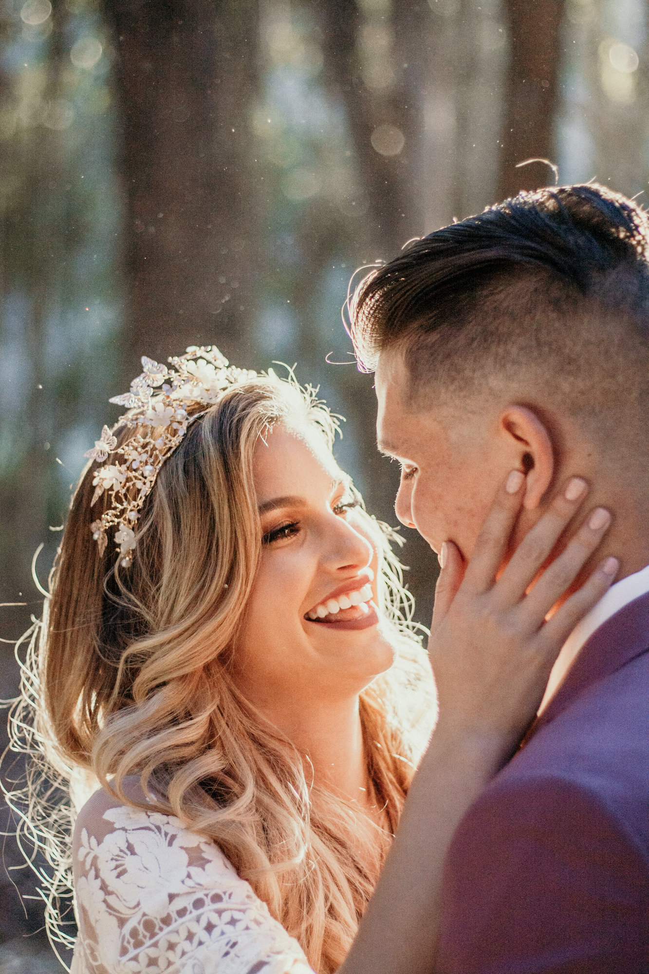 San Luis Obispo elopement Big Sur elopement San Luis Obispo boho bride and groom best San Luis Obispo outdoor elopement location California forest elopement boho wedding dress Inspo California dream elopement location boho suit for groom boho wedding bouquet best San Luis Obispo elopement location bridal tiara SLO elopement Rachel Christopherson photography