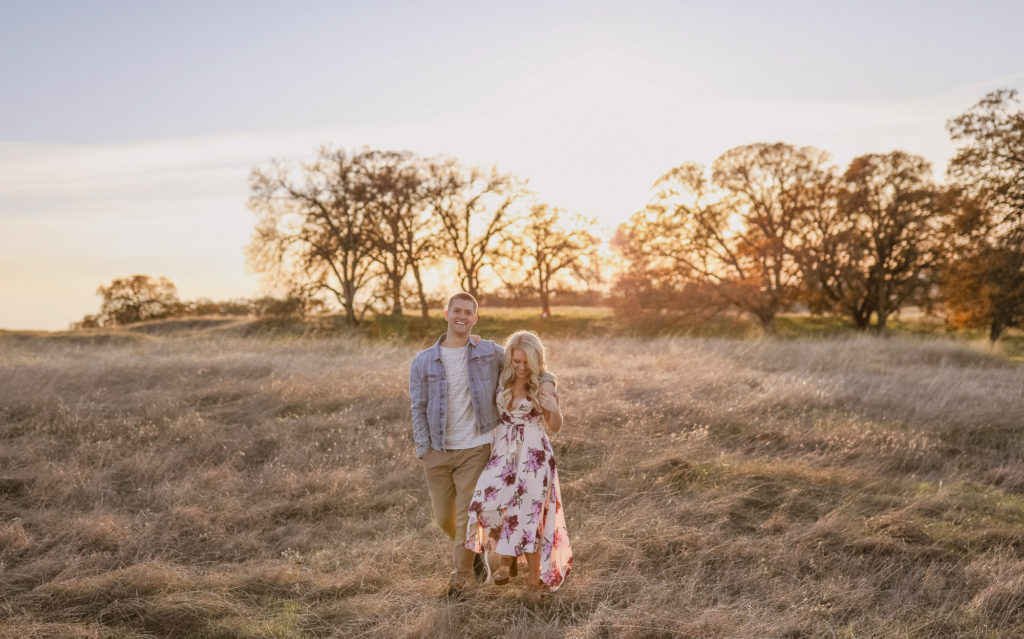 Rachel Christopherson Sacramento California Engagement Field Walk 3