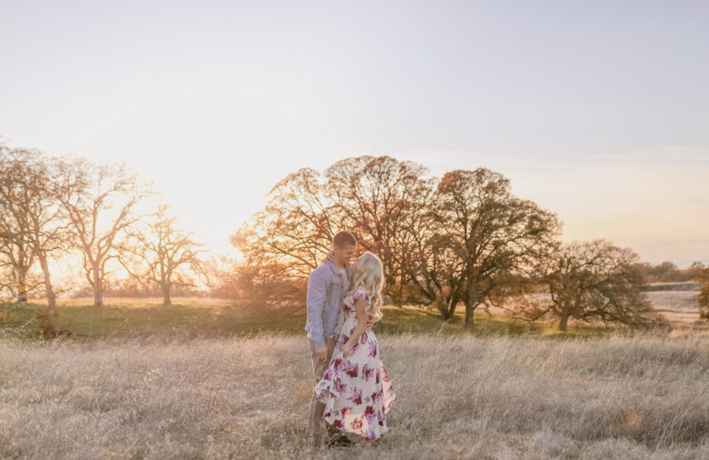 Rachel Christopherson Sacramento California Engagement Dance Spin Field