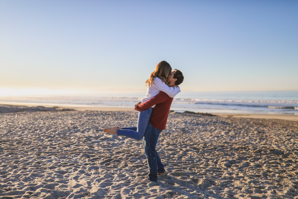 Rachel Christopherson Photos Coronado San Diego Engagement Kiss Spin
