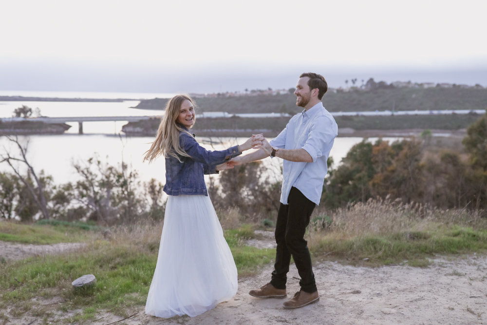 Rachel Christopherson San Diego Wedding Anniversary Photos Hilltop Dance