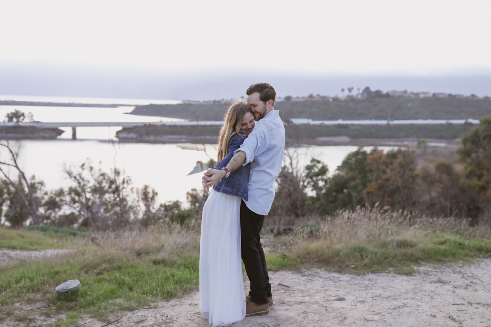 Rachel Christopherson San Diego Wedding Anniversary Photos Hilltop Dance Moves