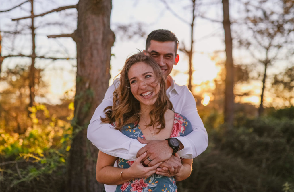 Rachel Christopherson Torrey Pines San Diego Engagement Forest Messy Hair
