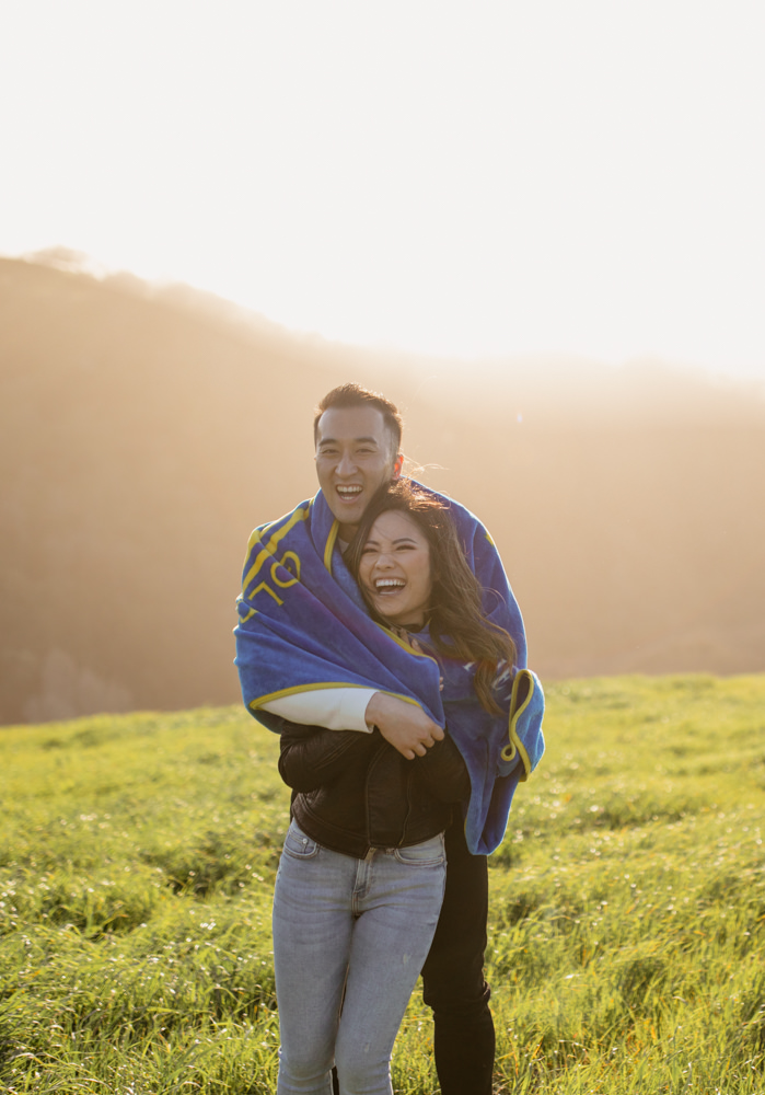 Rachel Christopherson Walnut Creek Mount Diablo Engagement Warriors Fans 