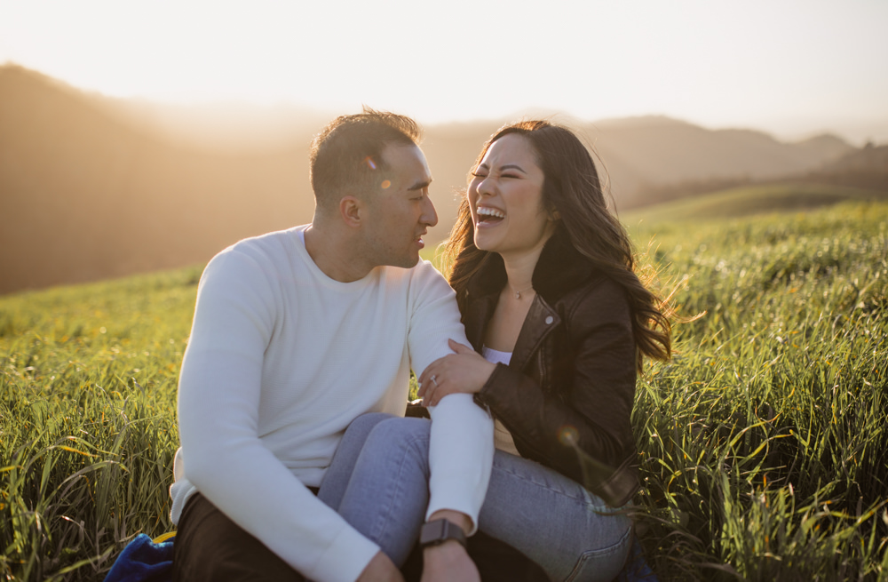 Rachel Christopherson Walnut Creek Mount Diablo Engagement Sitting Giggles