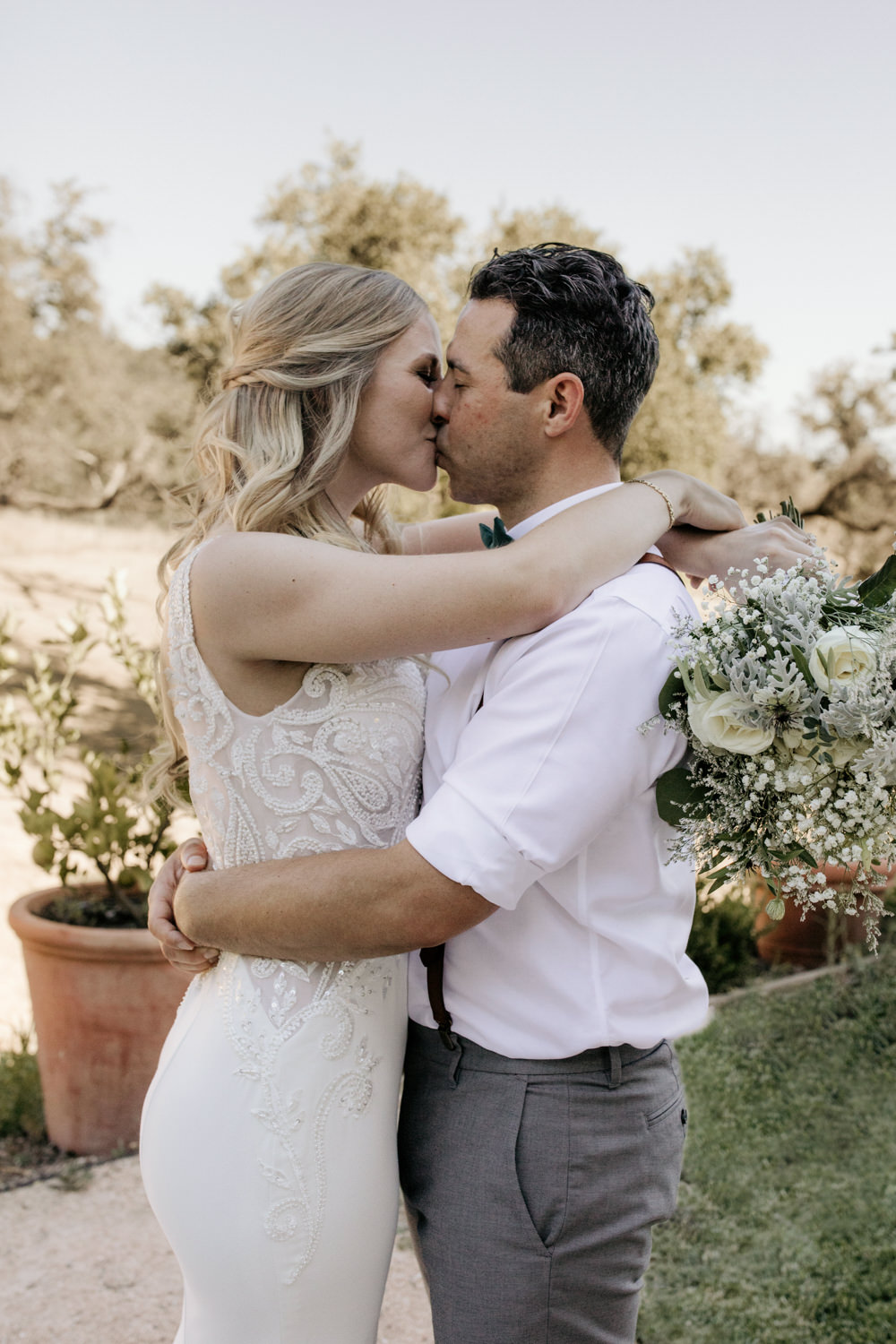 Sonoma micro wedding / winery micro wedding / Sonoma elopement / Sonoma intimate wedding / Sonoma California micro wedding / villa estate wedding / how to have a micro wedding / tips for planning a micro wedding / best places to have a micro wedding in Northern California / Rachel Christopherson Photography  / bride and groom garden photos / bride and groom garden wedding