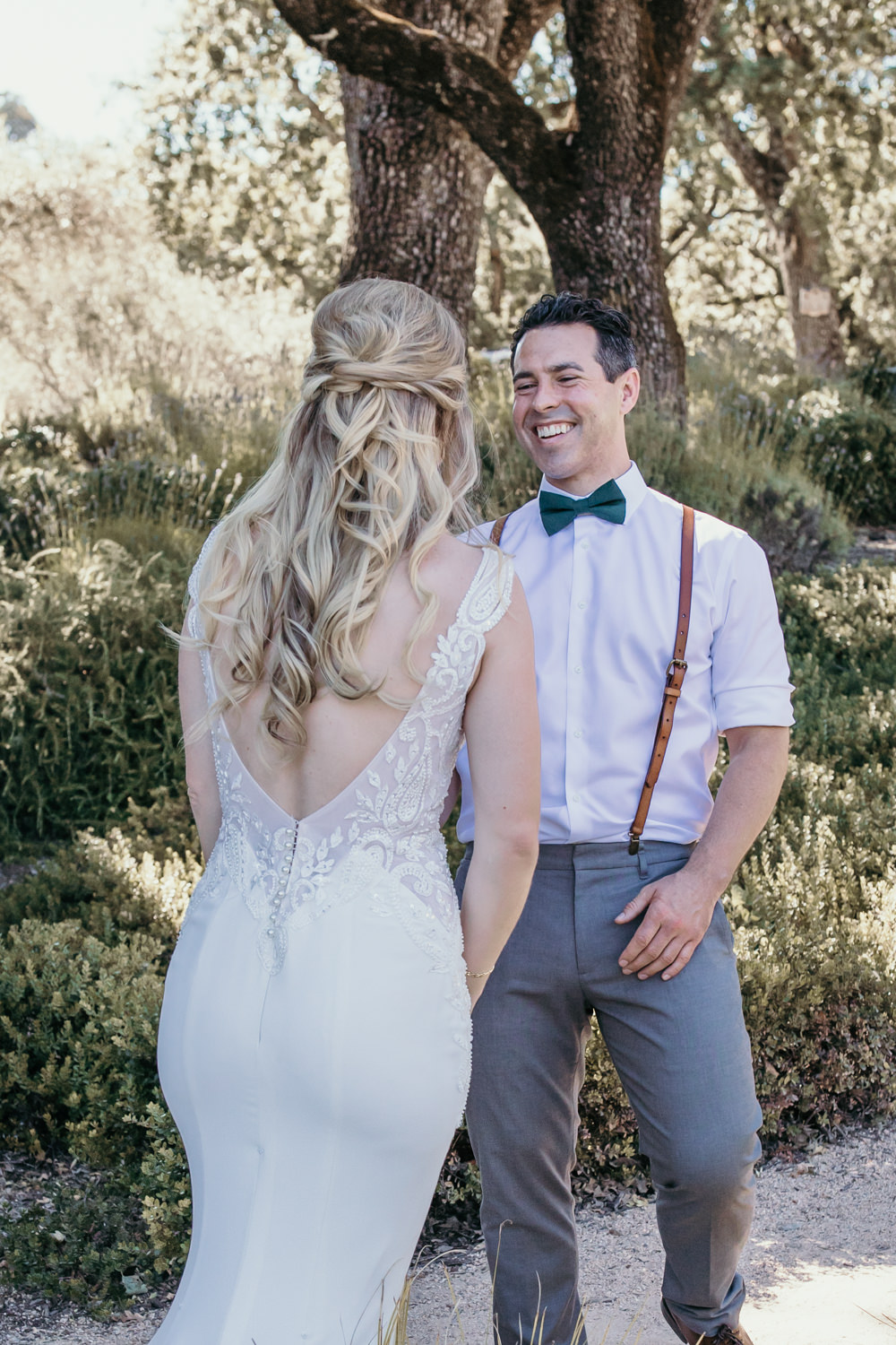 Sonoma micro wedding / winery micro wedding / Sonoma elopement / Sonoma intimate wedding / Sonoma California micro wedding / villa estate wedding / how to have a micro wedding / tips for planning a micro wedding / best places to have a micro wedding in Northern California / Rachel Christopherson Photography  / bride and groom first look