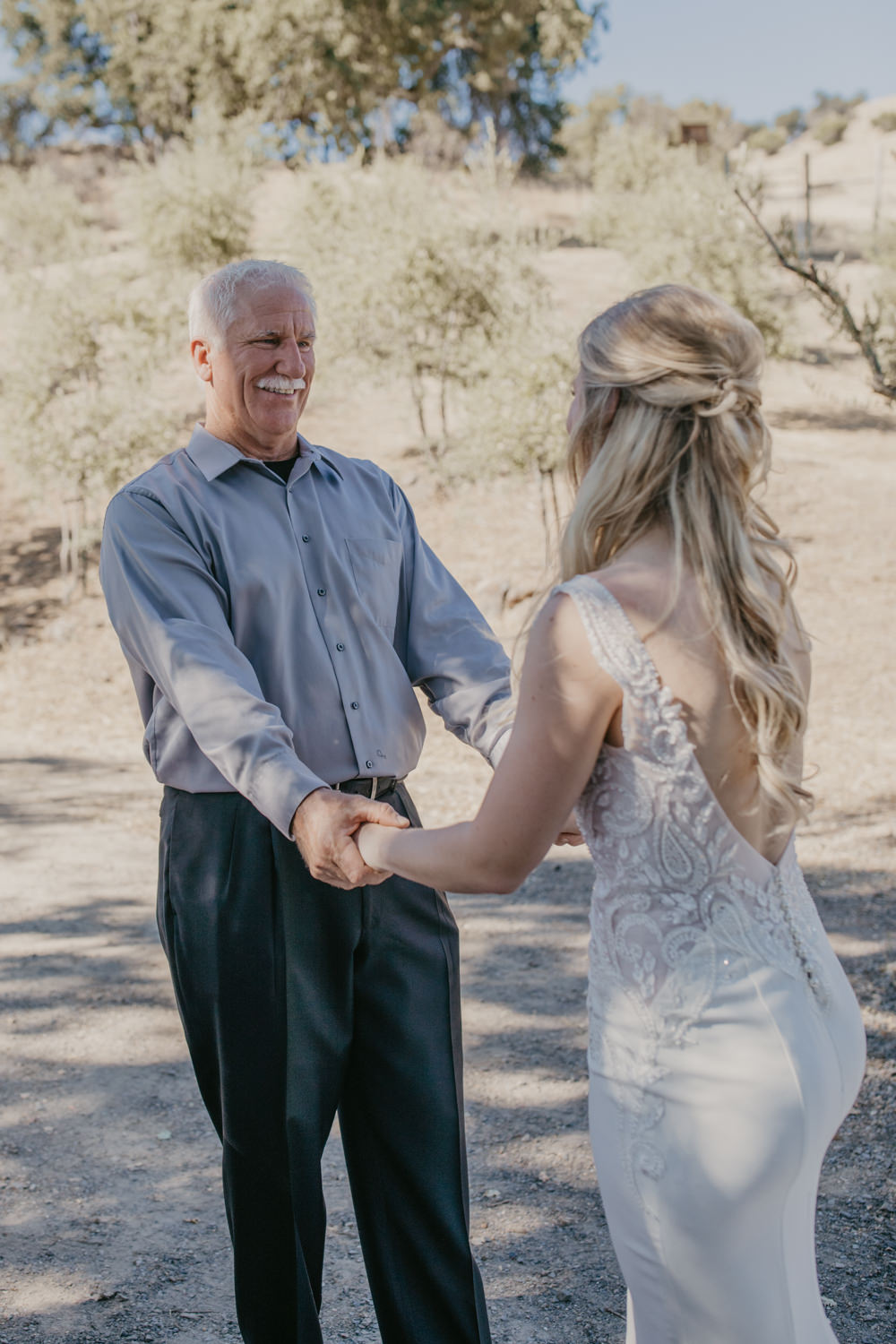 Sonoma micro wedding / winery micro wedding / Sonoma elopement / Sonoma intimate wedding / Sonoma California micro wedding / villa estate wedding / how to have a micro wedding / tips for planning a micro wedding / best places to have a micro wedding in Northern California / Rachel Christopherson Photography  / father of the bride first look 