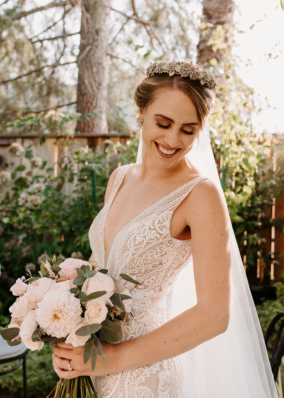 bridal tiara / boho bridal tiara / bridal portrait / bride makeup / bridal makeup / natural bridal makeup / Micro wedding / backyard wedding inspo / backyard wedding / intimate wedding / backyard micro wedding backyard elopement /sacramento micro wedding photography / norcal elopement / backyard garden wedding / garden micro wedding / boho backyard wedding / california micro wedding / norcal micro wedding / sacramento micro wedding / california elopement / sacramento wedding photographer 