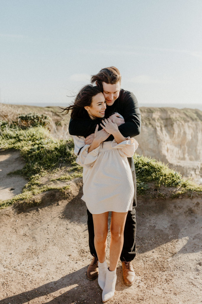 Rachel Christopherson Wedding and Elopement Photographer, santa cruz wedding photographer, Santa cruz engagement, santa cruz, big sur engagement photos, california beach engagement photos, california beach cliffs engagement, best places for engagement photos in northern california, best beaches for engagement photos in california, northern california engagement photos, california beach engagement photos, what to wear for engagement pictures, engagement photo outfit ideas