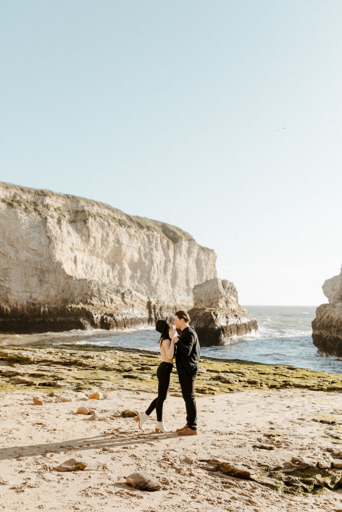 Rachel Christopherson Wedding and Elopement Photographer, santa cruz wedding photographer, Santa cruz engagement, santa cruz, big sur engagement photos, california beach engagement photos, california beach cliffs engagement, best places for engagement photos in northern california, best beaches for engagement photos in california, northern california engagement photos, california beach engagement photos, what to wear for engagement pictures, engagement photo outfit ideas