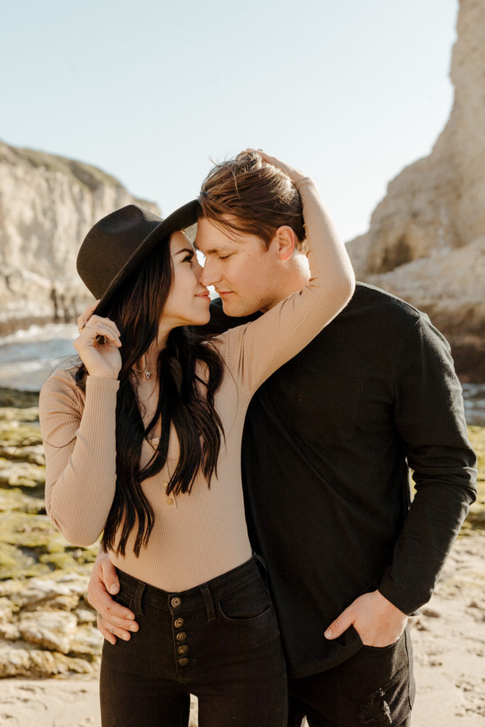 Rachel Christopherson Wedding and Elopement Photographer, santa cruz wedding photographer, Santa cruz engagement, santa cruz, big sur engagement photos, california beach engagement photos, california beach cliffs engagement, best places for engagement photos in northern california, best beaches for engagement photos in california, northern california engagement photos, california beach engagement photos, what to wear for engagement pictures, engagement photo outfit ideas