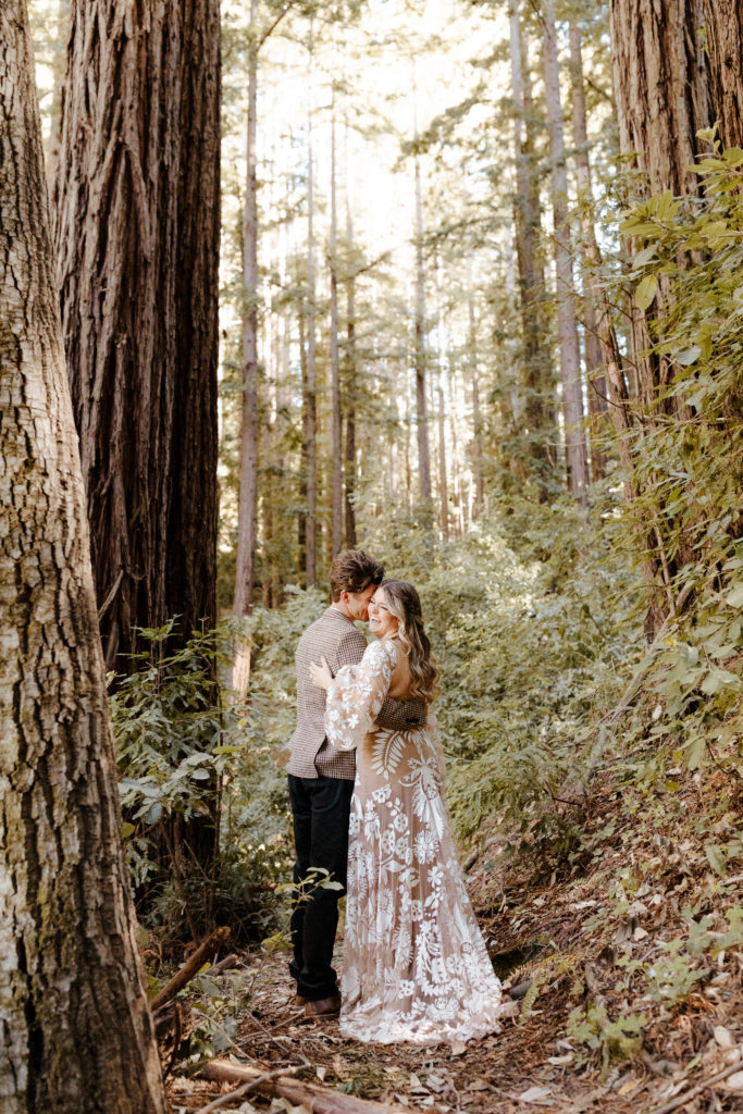 California Redwoods wedding, Santa cruz wedding, santa cruz elopement, santa cruz wedding photographer, big sur elopement, big sur wedding, boho bride, california boho elopement, boho wedding dress, best places to elope in California, California elopement, California forest elopement, boho bride inspo, santa cruz wedding photographer, big sur wedding photographer, Rachel Christopherson Photography