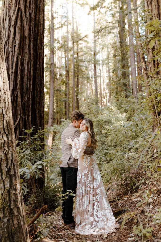 California Redwoods wedding, Santa cruz wedding, santa cruz elopement, santa cruz wedding photographer, big sur elopement, big sur wedding, boho bride, california boho elopement, boho wedding dress, best places to elope in California, California elopement, California forest elopement, boho bride inspo, santa cruz wedding photographer, big sur wedding photographer, Rachel Christopherson Photography