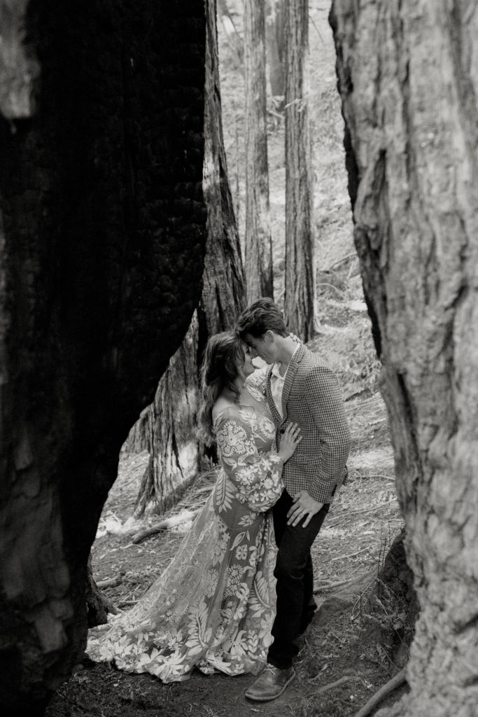 California Redwoods wedding, Santa cruz wedding, santa cruz elopement, santa cruz wedding photographer, big sur elopement, big sur wedding, boho bride, california boho elopement, boho wedding dress, best places to elope in California, California elopement, California forest elopement, boho bride inspo, santa cruz wedding photographer, big sur wedding photographer, Rachel Christopherson Photography
