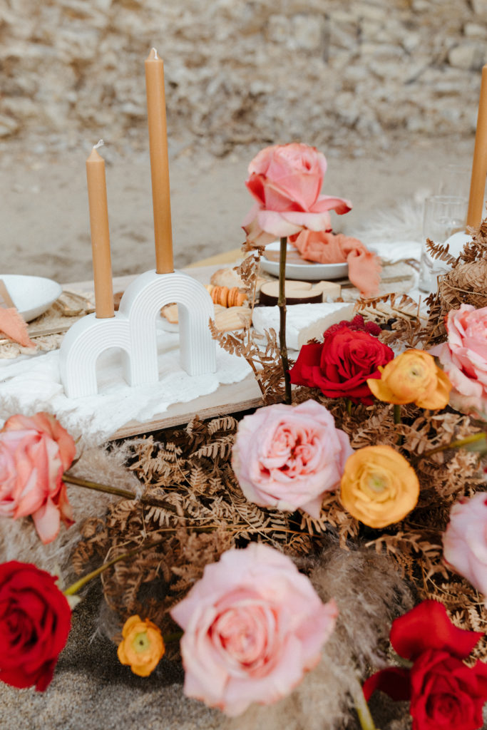 beach picnic, boho beach wedding picnic, Santa cruz wedding, santa cruz elopement, santa cruz wedding photographer, santa cruz elopement photographer, big sur elopement, boho beach bride, california boho elopement, best places to elope in California, California elopement, California beach elopement, Rachel Christopherson Photography