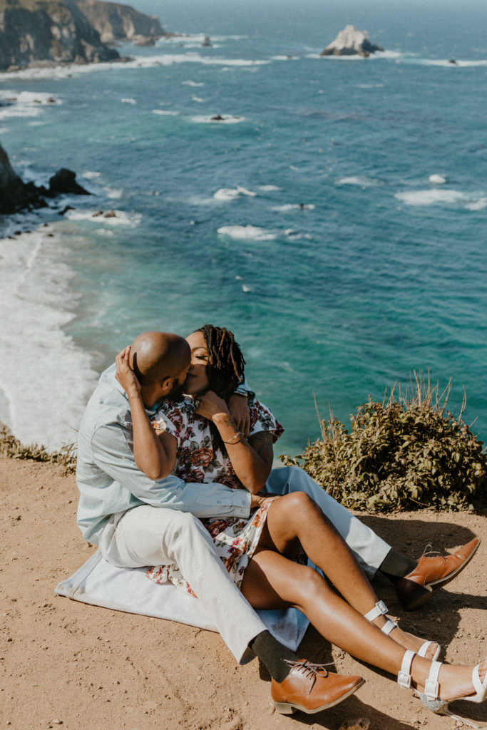 Big Sur engagement photos by Rachel Christopherson Photography /  Big Sur elopement photographer / Big Sur wedding photographer / Bixby Creek Bridge engagement photos / Garrapata state beach engagement photos / Carmel engagement photos / Monterey engagement photos / best places to take engagement photos in California / beach engagement photos 