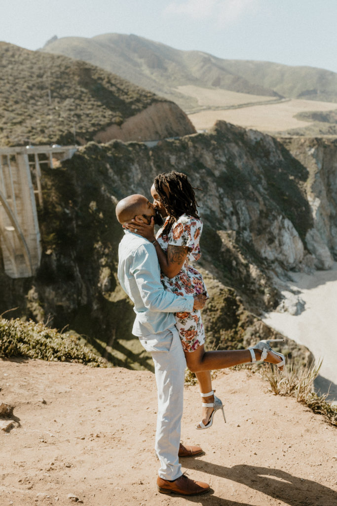 Big Sur engagement photos by Rachel Christopherson Photography /  Big Sur elopement photographer / Big Sur wedding photographer / Bixby Creek Bridge engagement photos / Garrapata state beach engagement photos / Carmel engagement photos / Monterey engagement photos / best places to take engagement photos in California / beach engagement photos 