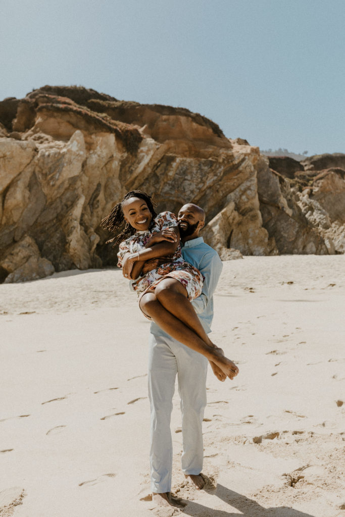 Big Sur engagement photos by Rachel Christopherson Photography /  Big Sur elopement photographer / Big Sur wedding photographer / Garrapata state beach engagement photos / Carmel engagement photos / Monterey engagement photos / best places to take engagement photos in California / beach engagement photos 