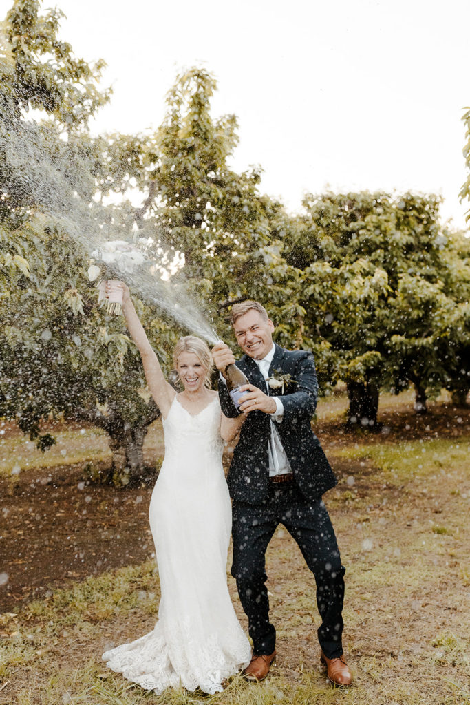 Sacramento wedding / sac wedding / California wedding / Northern California wedding / Sacramento wedding photographer / backyard wedding inspiration / orchard wedding photos / bay area wedding / bay area wedding photographer / california wedding photographer / Rachel Christopherson Photography / wedding champagne pop