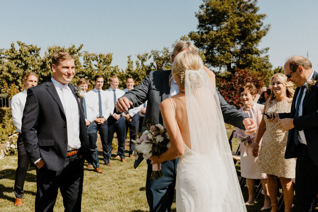 Sacramento wedding / sac wedding / California wedding / Northern California wedding / Sacramento wedding photographer / backyard wedding inspiration / orchard wedding photos / bay area wedding / bay area wedding photographer / california wedding photographer / Rachel Christopherson Photography / backyard wedding ceremony