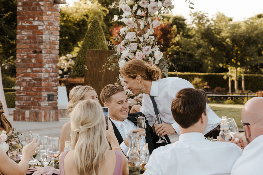 Sacramento wedding / sac wedding / California wedding / Northern California wedding / Sacramento wedding photographer / backyard wedding inspiration / orchard wedding photos / bay area wedding / bay area wedding photographer / california wedding photographer / Rachel Christopherson Photography / backyard wedding reception / wedding speech