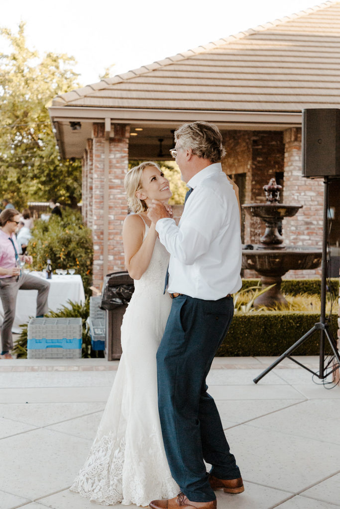 Sacramento wedding / sac wedding / California wedding / Northern California wedding / Sacramento wedding photographer / backyard wedding inspiration / orchard wedding photos / bay area wedding / bay area wedding photographer / california wedding photographer / Rachel Christopherson Photography / backyard wedding reception / wedding father daughter dance