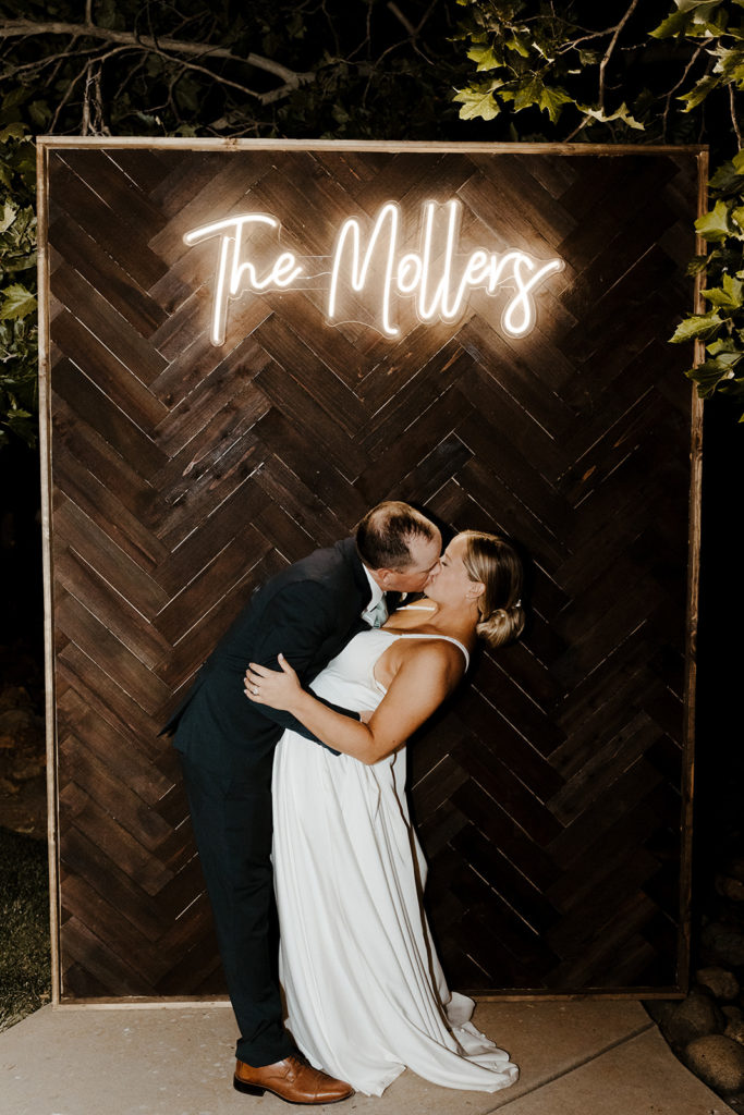 Sacramento wedding, sacramento wedding photographer, river highlands ranch, river highlands ranch wedding, barn wedding sacramento, rustic wedding venue sacramento, best places to get married in sacramento, vineyard wedding sacramento, sacramento winery wedding, northern california barn wedding venues, rachel christopherson photography, blue bridesmaids dresses, bride and groom vineyard photos, neon wedding sign