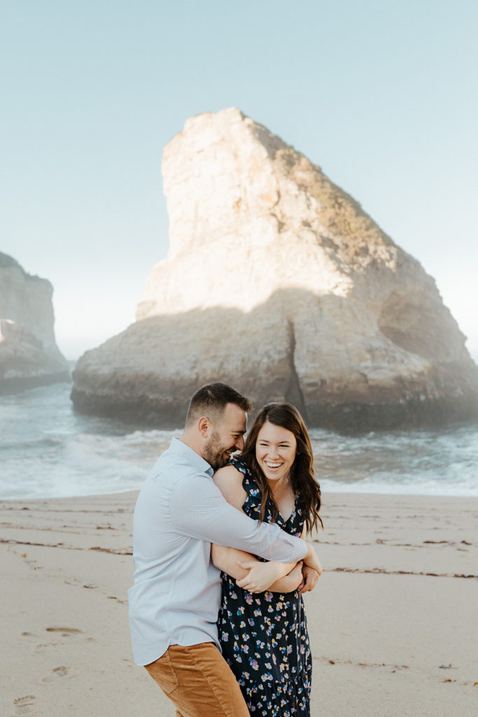 Santa cruz engagement photos, santa cruz wedding photographer, Santa cruz engagement, big sur engagement photos, california coastal engagement, best places for engagement photos in northern california, northern california engagement photos, shark fin cove, shark fin cove engagement photos, what to wear for engagement photos, Rachel Christopherson Wedding Photography