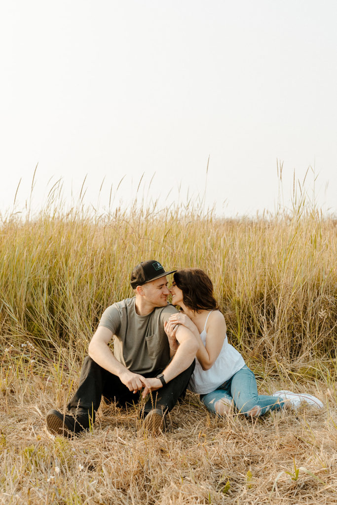 Fort Bragg-Mendocino-Northern CA-Nor Cal-engagement photos-coastal cliffs-ocean engagement photos-what to wear for engagement photos-Field Engagement Photos
