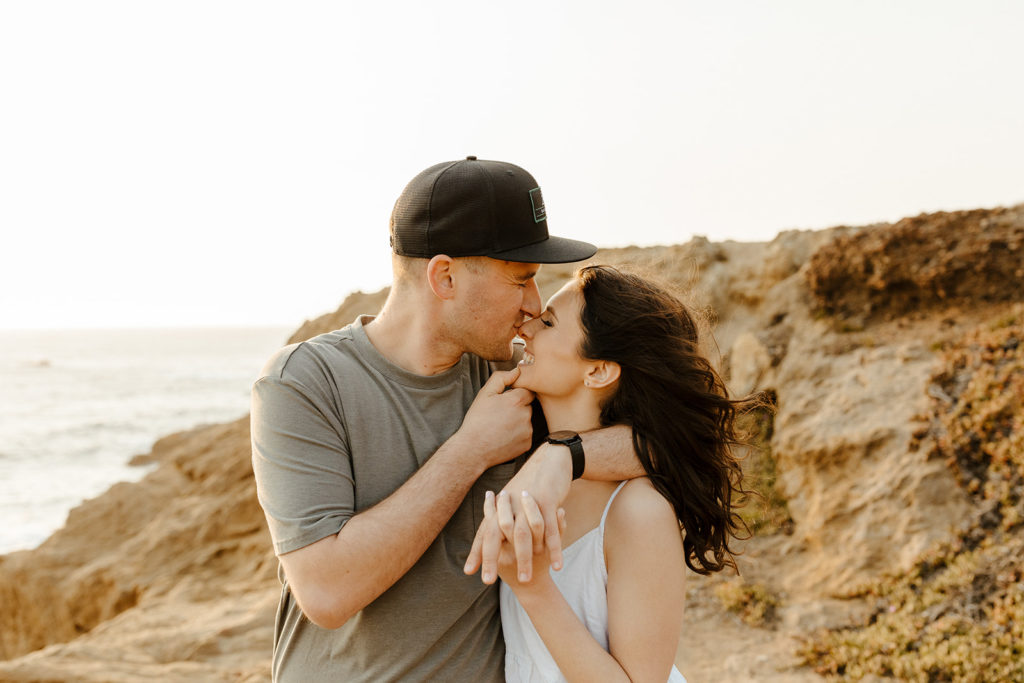 Fort Bragg-Mendocino-Northern CA-Nor Cal-engagement photos-coastal cliffs-ocean engagement photos-what to wear for engagement photos-Cliffside Engagement Photos