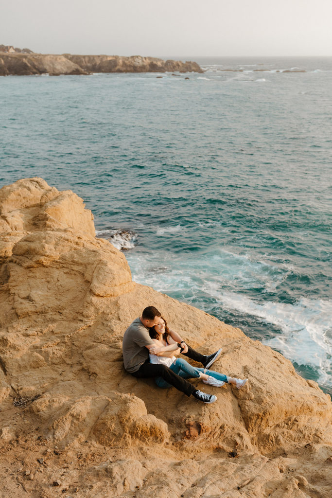 Fort Bragg-Mendocino-Northern CA-Nor Cal-engagement photos-coastal cliffs-ocean engagement photos-what to wear for engagement photos-Cliffside Engagement Photos