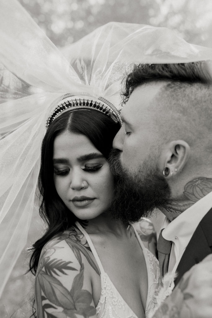 Rachel Christopherson Photography-Boho Wedding-Boho Bride-Edgy Wedding-Tattooed Bride-Tattooed Groom-Lake Tahoe Wedding-Northern California Wedding-Nor Cal Wedding-Sacramento-Lake Tahoe-Monterey-Carmel-Santa Cruz-Big Sur-Yosemite-Mendocino-Wedding and Elopement Photographer-Bride and Groom-Black and White