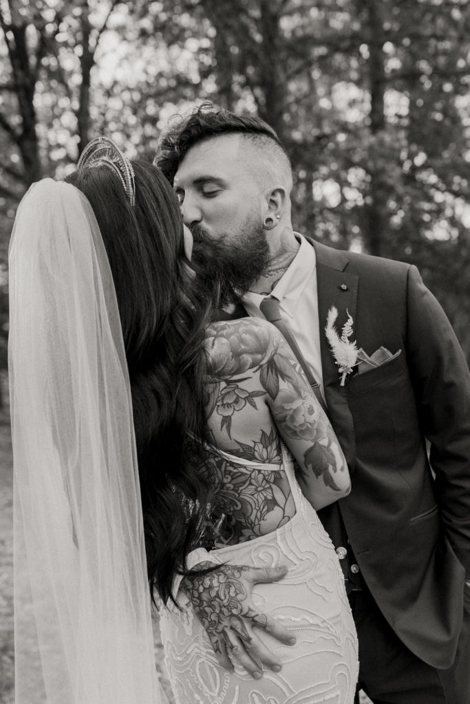 Rachel Christopherson Photography-Boho Wedding-Boho Bride-Edgy Wedding-Tattooed Bride-Tattooed Groom-Lake Tahoe Wedding-Northern California Wedding-Nor Cal Wedding-Sacramento-Lake Tahoe-Monterey-Carmel-Santa Cruz-Big Sur-Yosemite-Mendocino-Wedding and Elopement Photographer-Bride and Groom-Black and White