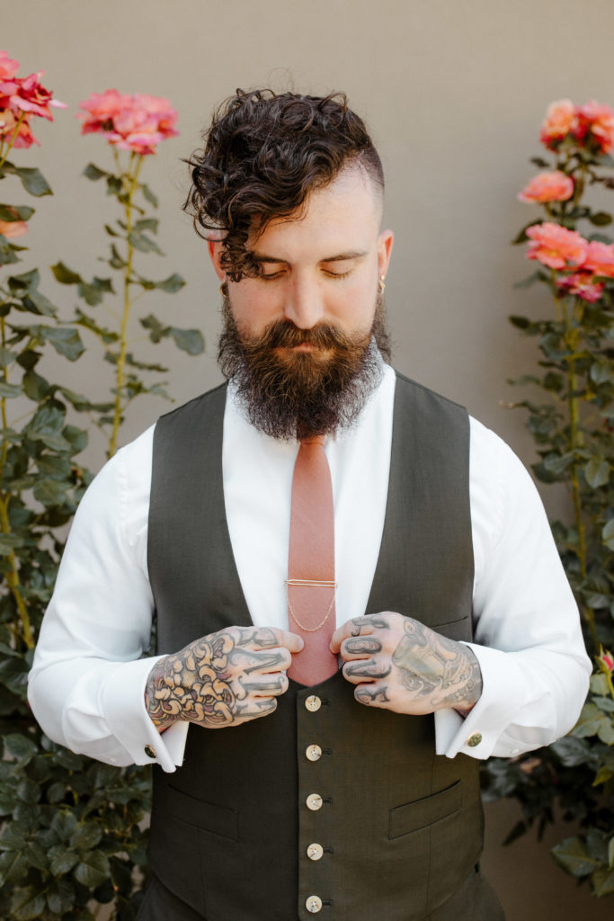 Rachel Christopherson Photography-Backyard Wedding-Unique Wedding Arch-Boho Wedding-Boho Bride-Edgy Wedding-Tattooed Bride-Tattooed Groom-Lake Tahoe Wedding-Northern California Wedding-Nor Cal Wedding-Sacramento-Lake Tahoe-Monterey-Carmel-Santa Cruz-Big Sur-Yosemite-Mendocino-Wedding and Elopement Photographer-Wedding Details-Groom Details-Groom Getting Ready-Groom Portraits
