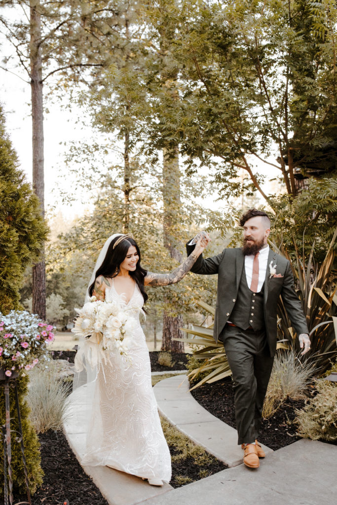 Rachel Christopherson Photography-Backyard Wedding-Unique Wedding Arch-Boho Wedding-Boho Bride-Edgy Wedding-Tattooed Bride-Tattooed Groom-Lake Tahoe Wedding-Northern California Wedding-Nor Cal Wedding-Sacramento-Lake Tahoe-Monterey-Carmel-Santa Cruz-Big Sur-Yosemite-Mendocino-Wedding and Elopement Photographer-Wedding Details-Wedding Table Setting-Center Piece-Wedding Reception-Wedding Reception Tables-Wedding Reception Entrance