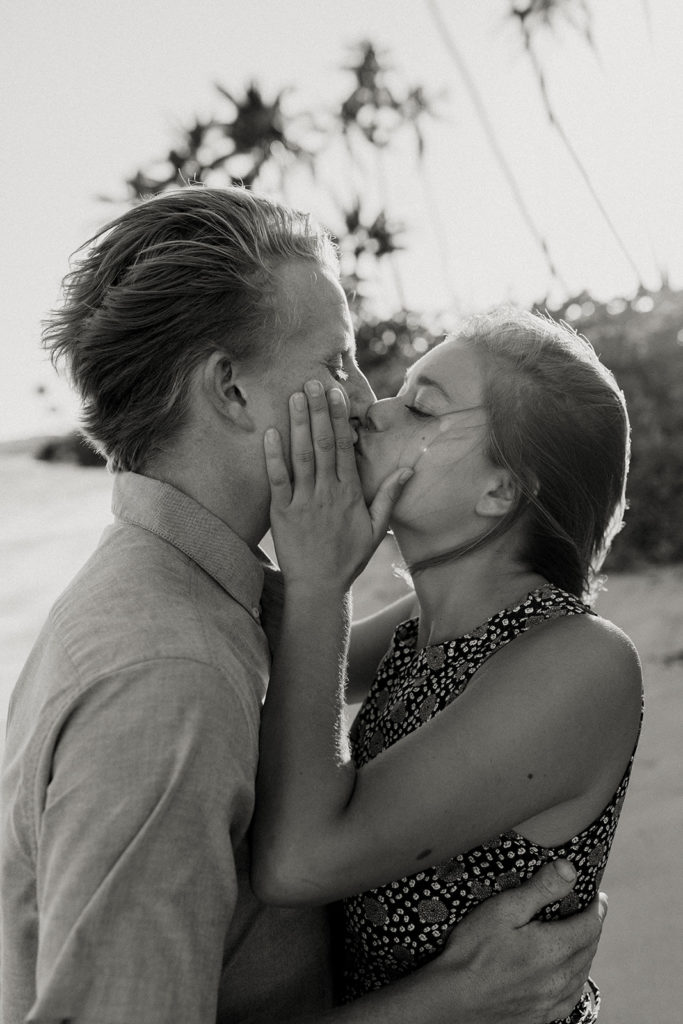 Rachel Christopherson Photography-Oahu Engagement Photos--Hawaii  Photographer-Engagement Photography-Beach Engagement Photos-Sacramento-Lake Tahoe-Monterey-Carmel-Santa Cruz -Big Sur-Yosemite-Mendocino-California-Northern California-Hawaii-Black and White