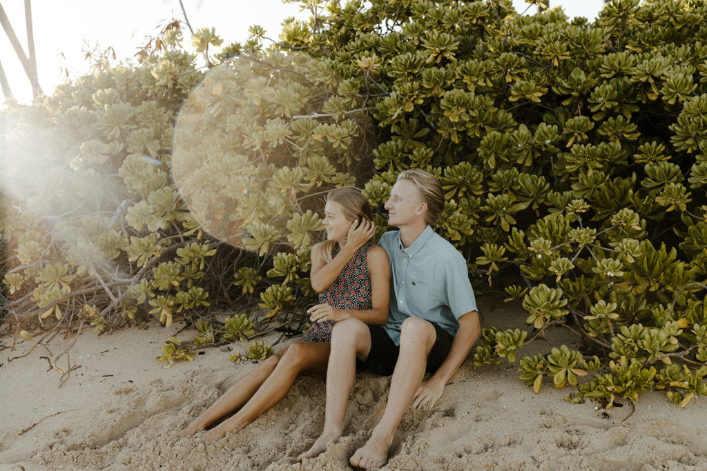 Rachel Christopherson Photography-Oahu Engagement Photos--Hawaii  Photographer-Engagement Photography-Beach Engagement Photos-Sacramento-Lake Tahoe-Monterey-Carmel-Santa Cruz -Big Sur-Yosemite-Mendocino-California-Northern California-Hawaii-Sun Flare