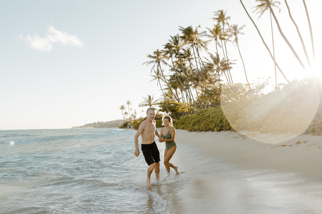 Rachel Christopherson Photography-Oahu Engagement Photos--Hawaii  Photographer-Engagement Photography-Beach Engagement Photos-Sacramento-Lake Tahoe-Monterey-Carmel-Santa Cruz -Big Sur-Yosemite-Mendocino-California-Northern California-Hawaii-Swim Suits-Sun Flare