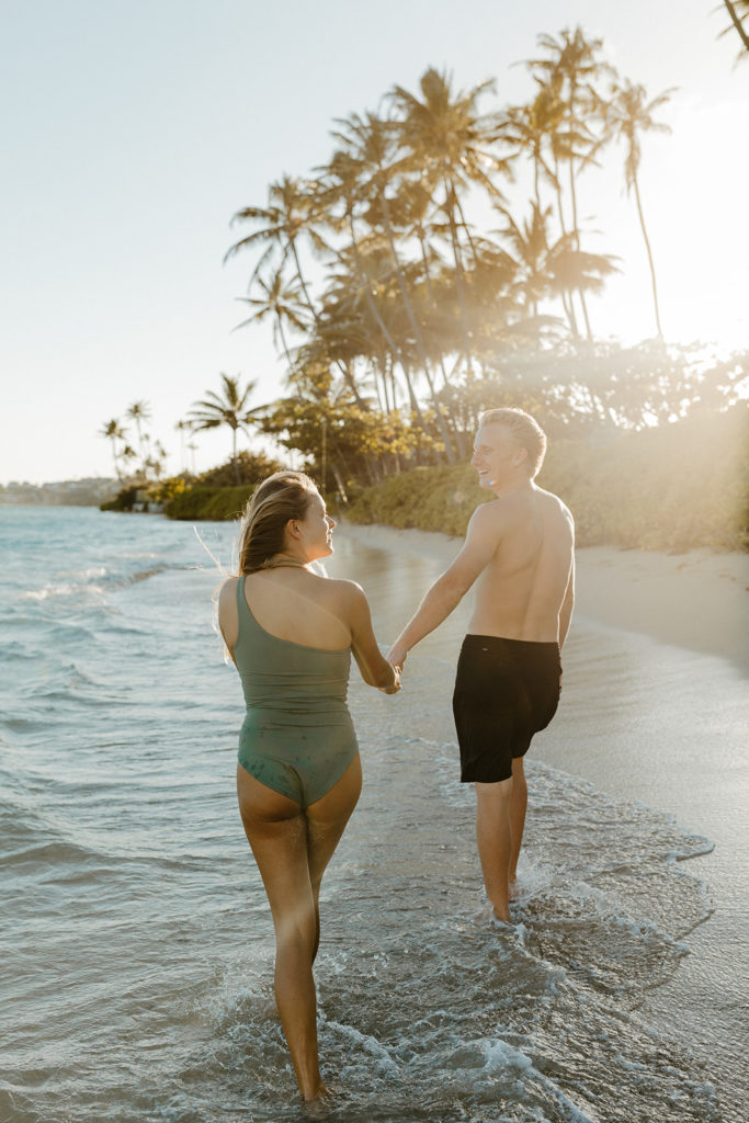 Rachel Christopherson Photography-Oahu Engagement Photos--Hawaii  Photographer-Engagement Photography-Beach Engagement Photos-Sacramento-Lake Tahoe-Monterey-Carmel-Santa Cruz -Big Sur-Yosemite-Mendocino-California-Northern California-Hawaii-Swim Suits-Sun Flare