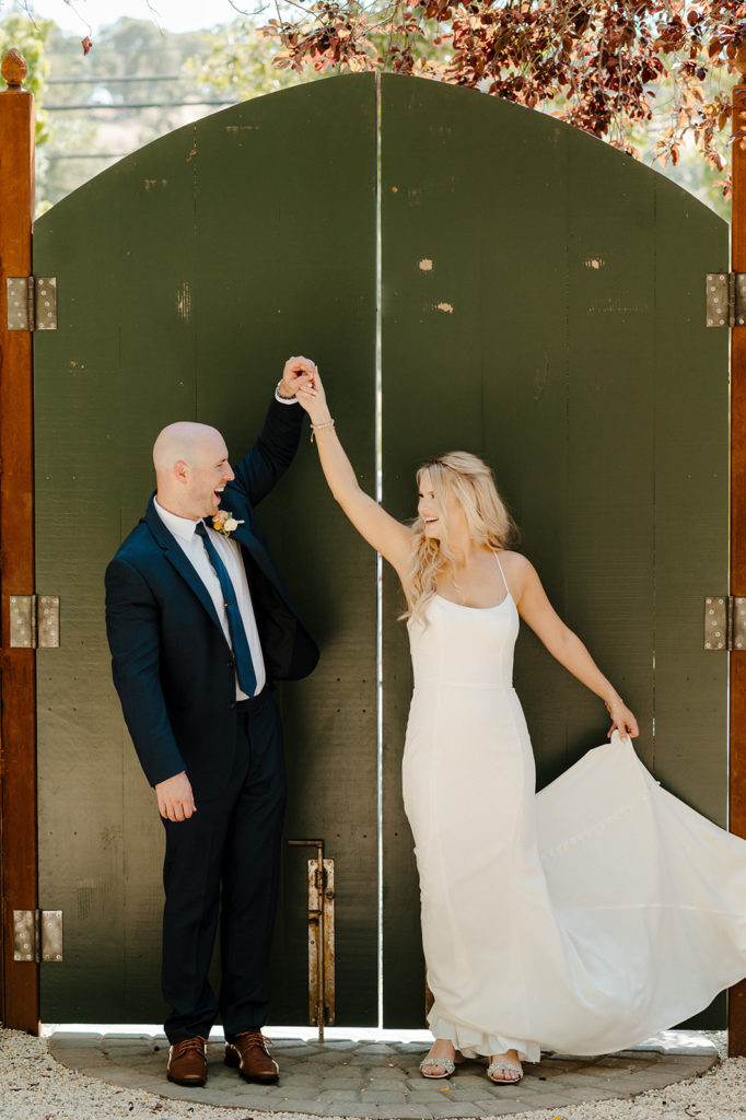 Rachel Christopherson Photography-Sacramento Garden Wedding-Rustic Wedding-Summer Wedding-Northern California-Nor Cal-Bride and Groom-Navy Suit