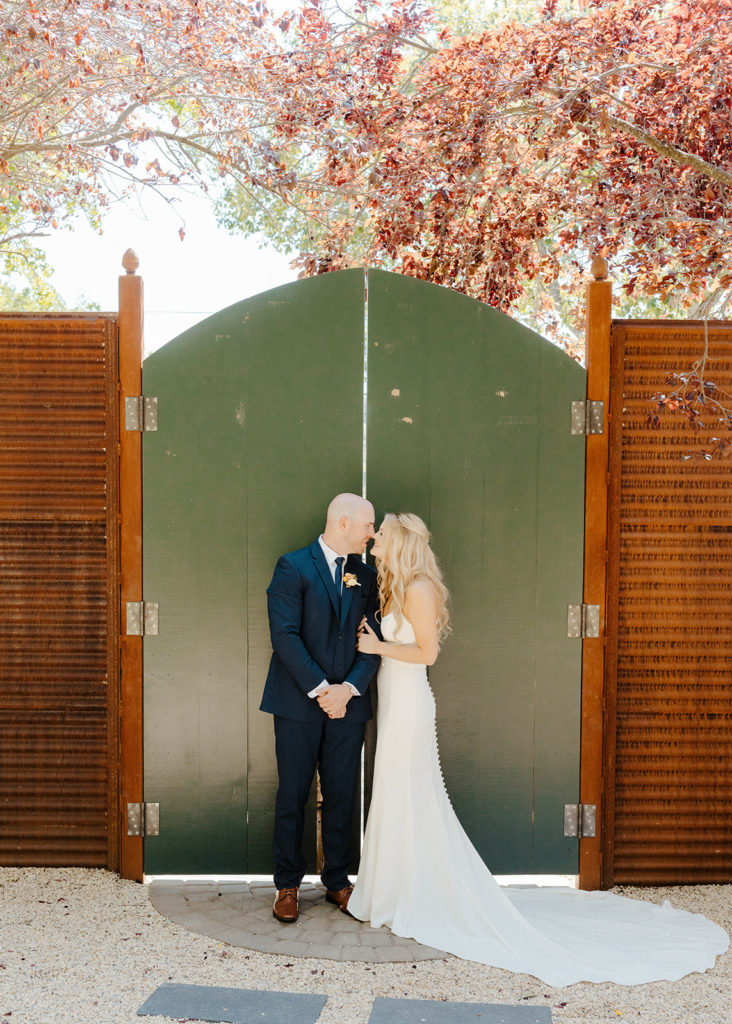 Rachel Christopherson Photography-Sacramento Garden Wedding-Rustic Wedding-Summer Wedding-Northern California-Nor Cal-Bride and Groom-Navy Suit