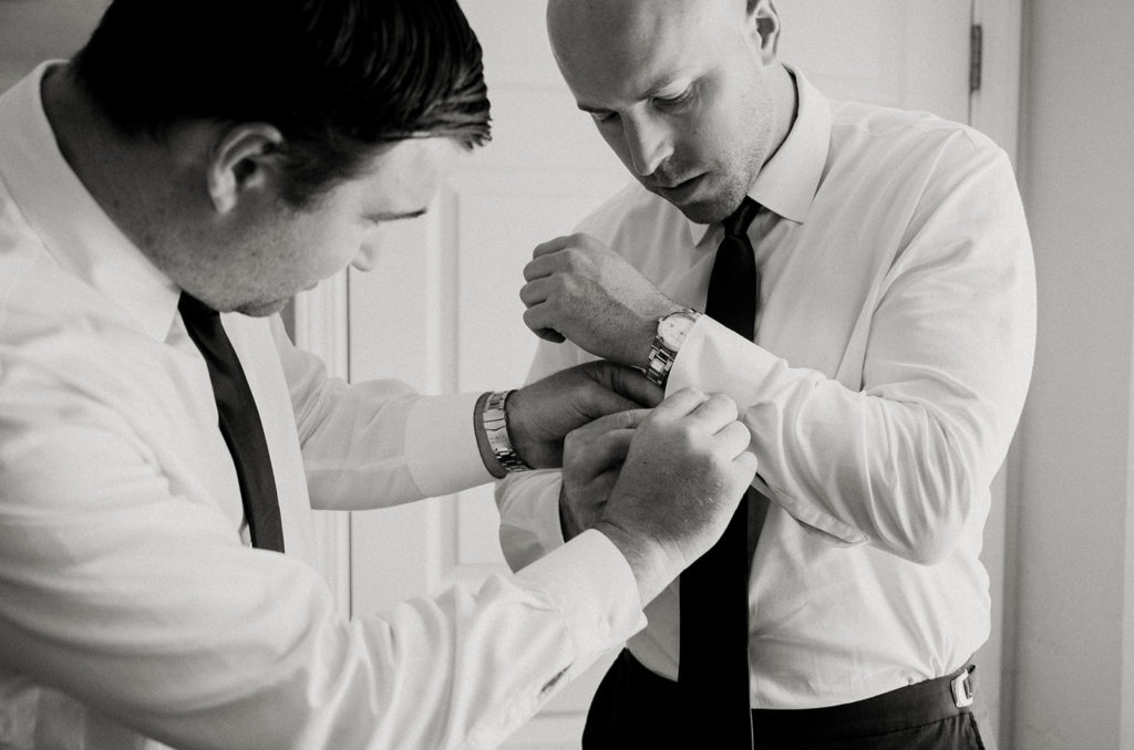 Rachel Christopherson Photography-Sacramento Garden Wedding-Rustic Wedding-Summer Wedding-Northern California-Nor Cal-Groom-Groom Getting Ready Photos-Groomsmen Getting Ready-Black and White Wedding Photos