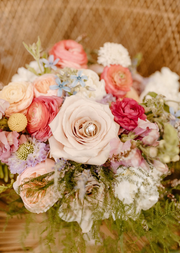 Rachel Christopherson Photography-Sacramento Garden Wedding-Rustic Wedding-Summer Wedding-Northern California-Nor Cal-Wedding Details-Wedding Detail Photos-Bridal Bouquet-Wedding Ring Photos-Wedding Band Photos 