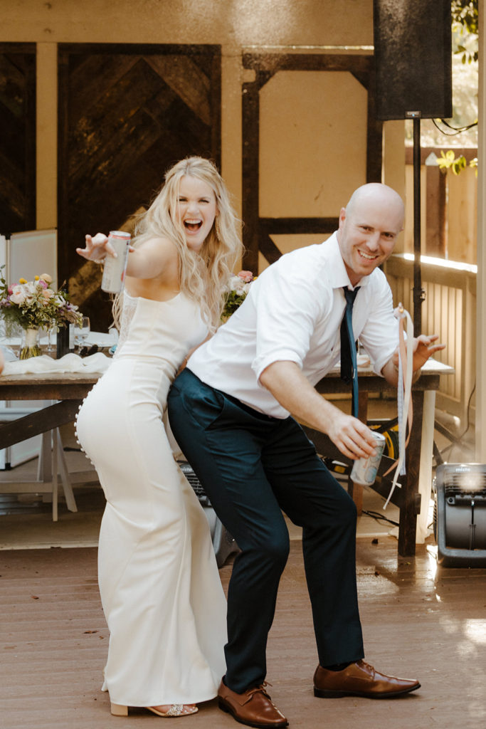 Rachel Christopherson Photography-Sacramento Garden Wedding-Rustic Wedding-Summer Wedding-Northern California-Nor Cal-Wedding Reception-Wedding-Party Table-Wedding Dance Floor-Wedding Reception Dance Floor-Bride and Groom