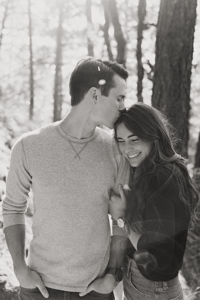 Rachel Christopherson Photography-Engagement Photographer-Mt. Tam engagement photos-muir woods engagement photos-bay area engagement photos-San francisco engagement-nor cal engagement-what to wear for engagement-Golden Hour-Sun Flares-Black and White Engagement Photos