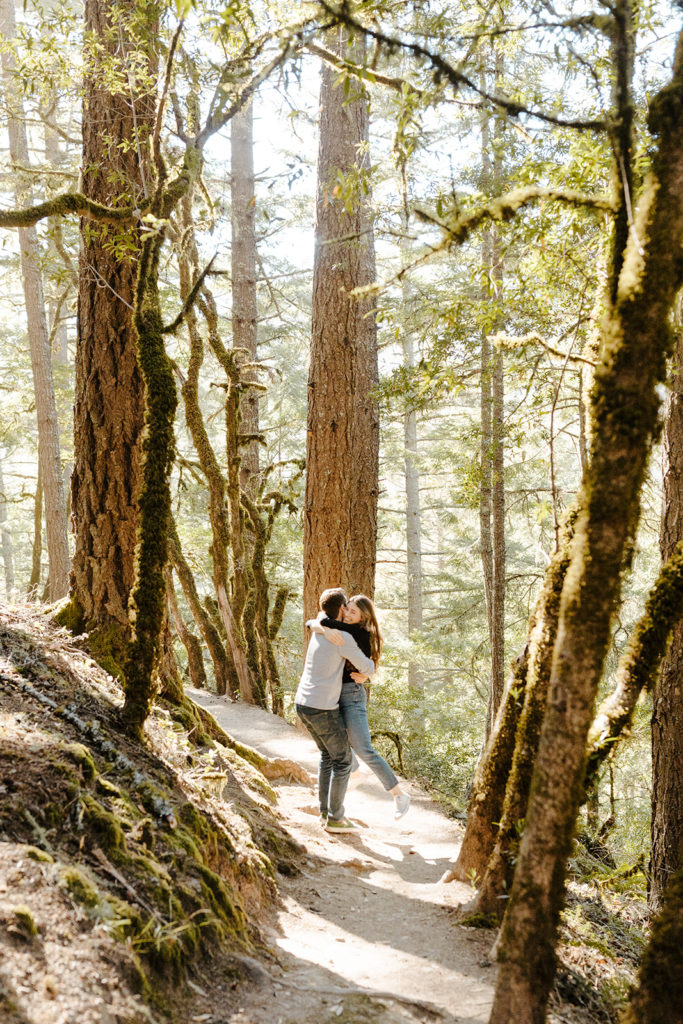 Rachel Christopherson Photography-Engagement Photographer-Mt. Tam engagement photos-muir woods engagement photos-bay area engagement photos-San francisco engagement-nor cal engagement-what to wear for engagement-Golden Hour-Sun Flares