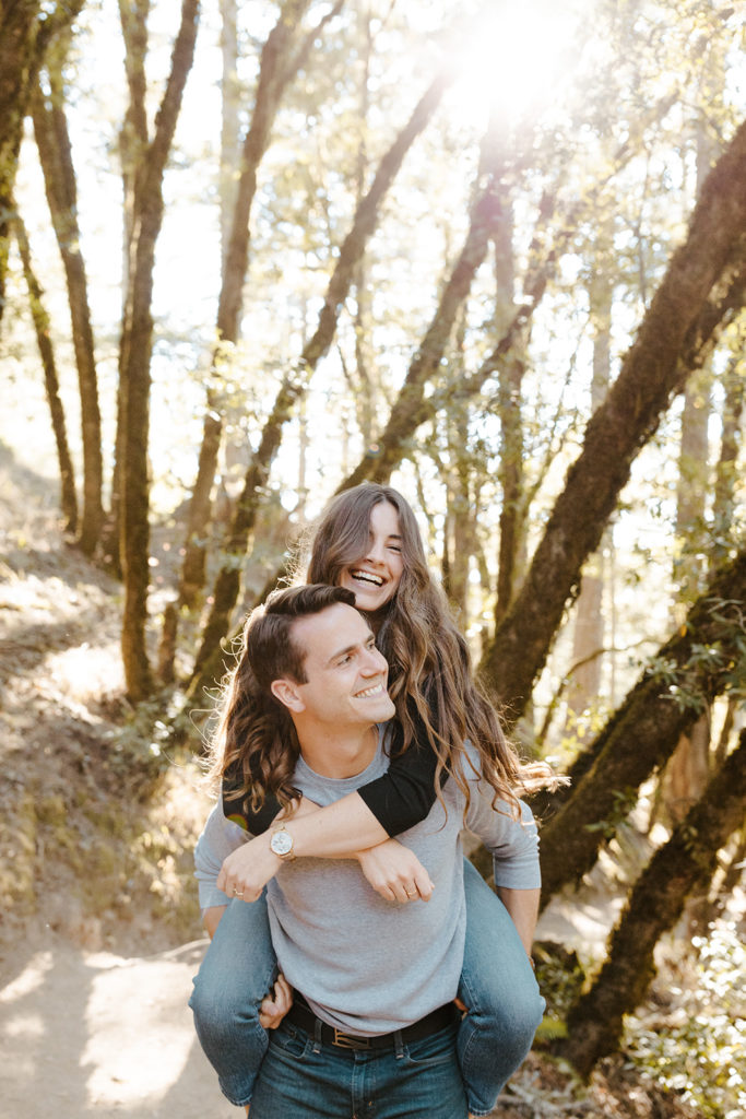 Rachel Christopherson Photography-Engagement Photographer-Mt. Tam engagement photos-muir woods engagement photos-bay area engagement photos-San francisco engagement-nor cal engagement-what to wear for engagement-Golden Hour-Sun Flares